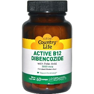 The most active coenzyme form of B-12, Dibencozide, is combined with Folic Acid, its natural partner for maximum-bioavailability. Dibencozide is especially well absorbed under the tongue..